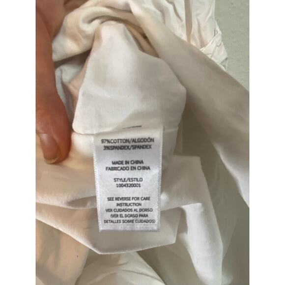 Love, Whit White Cut Out Sheath size S white midi dress - Picture 3 of 5